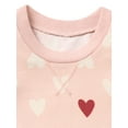 thumbnail image 4 of Modern Moments by Gerber Toddler Neutral Valentine´s Day Super Soft Pajama Set, 2-Piece, Sizes 12M-5T, 4 of 10