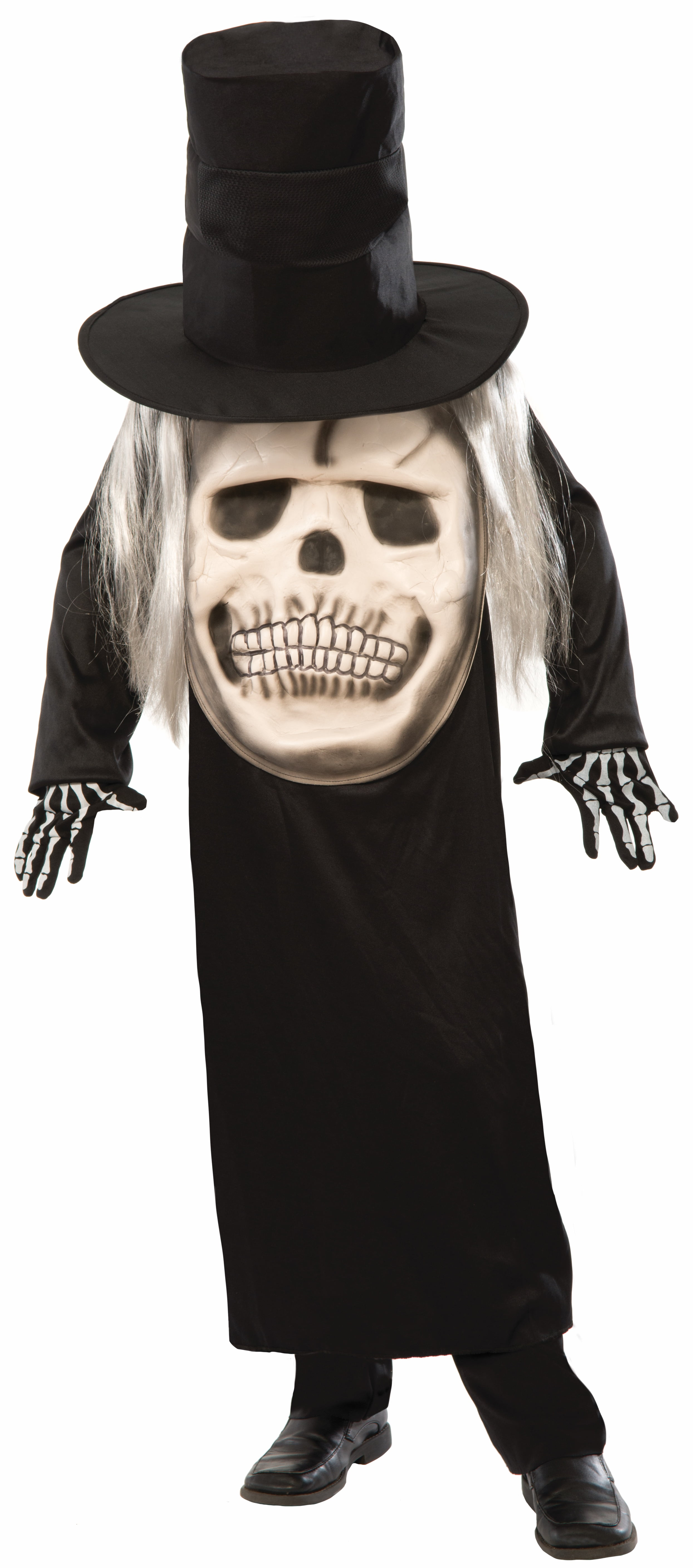  Big  Scary  Grim Reaper Face Costume  Child Kids Boys Girls 