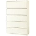 thumbnail image 5 of Hirsh 42-in Wide HL10000 Series Metal 5 Drawer Lateral File Cabinet Off White, 5 of 5