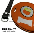 thumbnail image 4 of I Love Sushi Roll Heart Round Leather Luggage Card Suitcase Carry-On ID Tag, 4 of 6