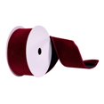 thumbnail image 1 of Vickerman Q215015 2.5 in. x 10 Yards Burgundy Fur Felt Ribbon, 1 of 1