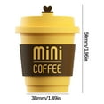 thumbnail image 5 of Wovilon Mini Coffee Cup Car Air Fresheners Creative Automotive Air Outlet Vent Aroma Diffuser With 2 Fragrances Coffee Capsule Car Interior Perfume Decoration, 5 of 5