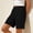 Black, variant on Only Moment Women's Summer Sweat Shorts Polyester-Cotton Blend with Pockets High Waisted Stretch Long Bermuda Shorts for Summer Dressy Casual Athletic Shorts for Women Black,S