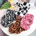 thumbnail image 5 of Bolso de hombro informal para mujer, bandolera con estampado Animal de leopardo, de felpa, bandolera, 5 of 5