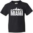 thumbnail image 3 of Inktastic Miami Skyline Grunge Youth T-Shirt, 3 of 5