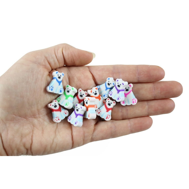 360 Winter Animal Eraser Set - Snowflake, Penguin, Polar Bear Mini Erasers  - Novelty and Functional Adorable Eraser Treasure Prize, School Classroom