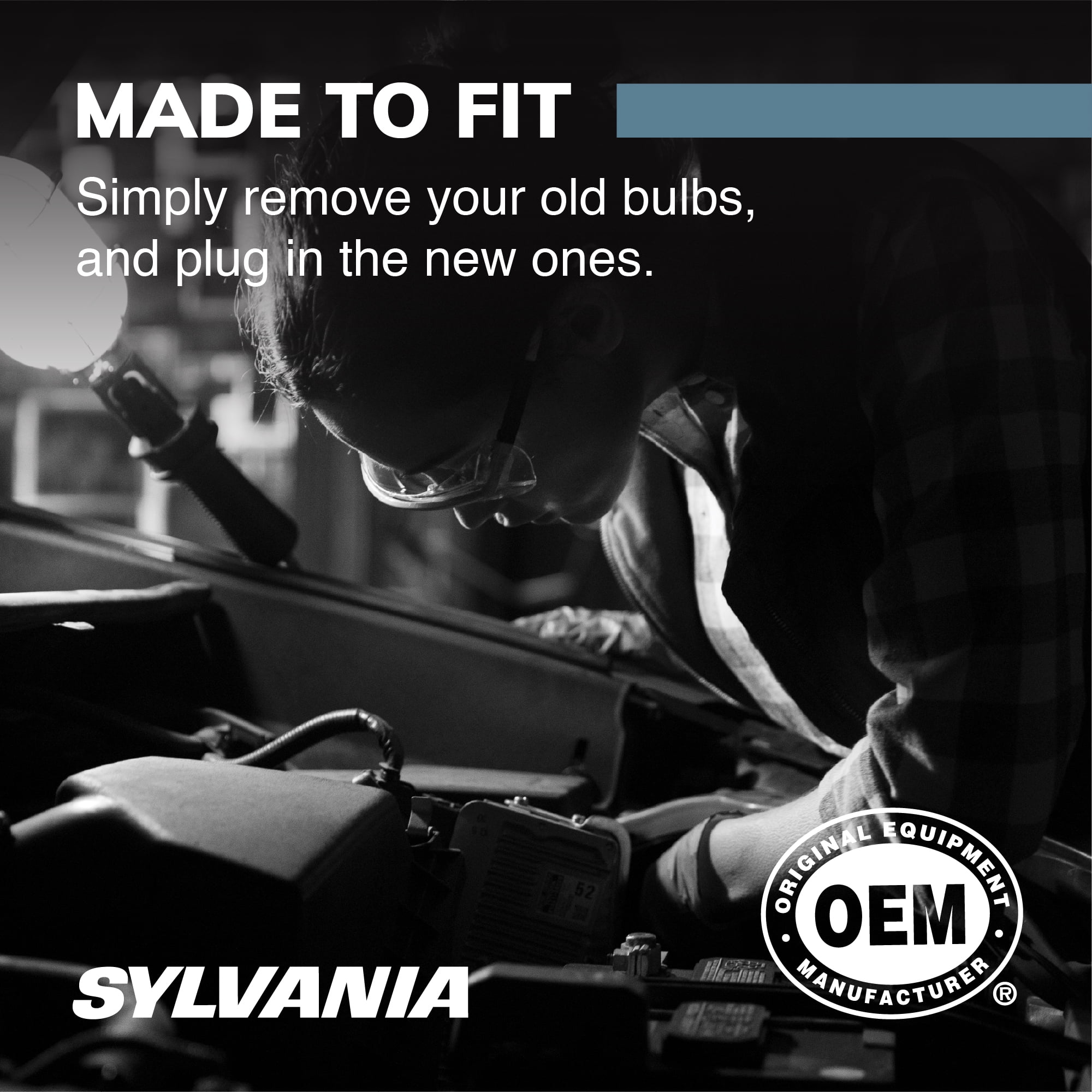 (2 pack) Sylvania 880 Basic Fog Bulb, 1 Pack, Compatible with Multiple Cars
