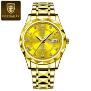Poedagar luxury Men watches business top brand man wristwatch waterproof luminous date week quartz mens watch high quality box