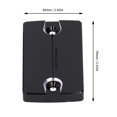 thumbnail image 4 of Pair of Front Brake Fluid Reservoir Cap Cover Left Right Fit for Suzuki Hayabusa GSX1300R GSX1400 DL1000Black, 4 of 4