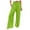 Light Green, variant on zaveiop Linen Pants for Women High Waisted Cotton Wide Leg Pants Wide Leg Belt Pocket (Hot Pink, S)