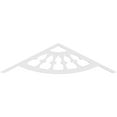 thumbnail image 4 of Ekena Millwork 60"W x 15"H x 1"P (6/12) Pitch Classic Wagon Wheel Architectural Grade PVC Gable Pediment, 4 of 5