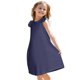 thumbnail image 3 of Teen Girls Dresses Flutter Sleeve A-Line Dress Soft Casual Summer Dresses for Kids Perfect for Party and Play ,Sie:150, 3 of 8