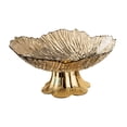 thumbnail image 3 of Frutero con pedestal, soporte para aperitivos, bandeja de frutas decorativa para el comedor Oro transparente, 3 of 8