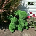 thumbnail image 6 of Lush Estate Artificial Grass Topiary Rabbit Decor, 9 in, 6 of 6