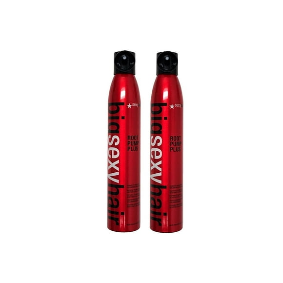 2 Packs Big Sexy Hair Root Pump Plus Humidity Resistant Volumizing Mousse 10oz