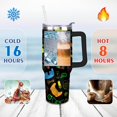 thumbnail image 3 of Game Tumbler with Lid and Straw, 40oz Gamer Water Bottle Cup with Handle, Gaming Travel Coffee Mugs, Birthday Gifts for Gamer Men Boys, 3 of 6