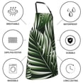 thumbnail image 5 of Kdxio Tropical Palm Leaves1 Apron with Pockets Adjustable Kitchen Aprons for Men Women Waterproof Aprons for Cooking,Drawing,Crafting, Baking Household Cleaning, 5 of 8