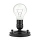thumbnail image 1 of 123 E27 Enchufe Adapter E26 / E27 Vintage Industrial Techo/Base de Luz en Pared Titular Colgante Bombilla Lámpara Tornillo Zócalo(Negro) Unbranded JY03858-01, 1 of 8