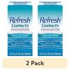 (2 pack) Refresh Contacts Contact Lens Comfort Drops, 0.4 fl oz (12mL) Sterile