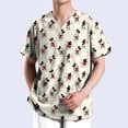thumbnail image 3 of Uniformes médicos de enfermera con estampado de Mickey Mouse de Disney, cuello en V, manga corta, bolsillo, ropa de trabajo, uniformes médicos, accesorios, 3 of 5