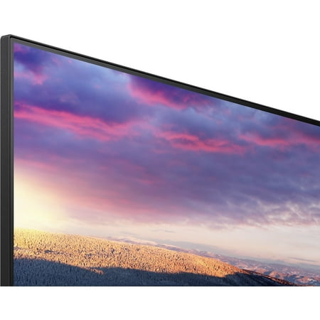 Samsung - 24" LED FHD AMD FreeSync Monitor with bezel-less design (HDMI, D-sub) - Black