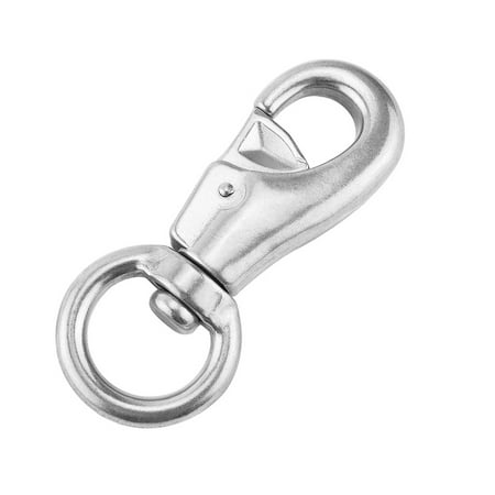 Stainless Steel Swivel Snap Hook 16mm Latch Polished Rotatable Shackle ...