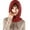 Red, variant on Joernso Ladies Winter Balaclava Knitted Thick Solid Color Drawstring Elastic Ear Neck Lightweight Warm Soft Unisex Women Men Cap Daily Hat