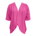 thumbnail image 4 of Womens Shirts Summer Mid Sleeve Solid Color Casual Loose T Shirt Top Womens Tops, 4 of 5