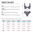 thumbnail image 6 of Daiia Watercolor Marine Animals Women's Bikini Set Two Piece Swimsuit High Waisted Bikini Adjustable Straps Bikini Perfect for Beach, Pool, and Summer Vacation-, 6 of 9