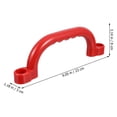thumbnail image 2 of 1 Set of Playground Safety Handle Non-Slip ABS Material for Protection Red Color, 2 of 9