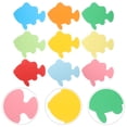 thumbnail image 4 of ITSELFER 72Pcs Colored Paper Cutouts Decorative Wall Decors Small Fish Cutouts Crafts Festival Layout Decors, 4 of 6