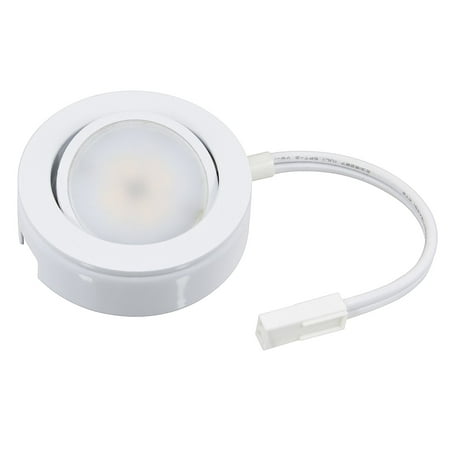 American-Lighting-6-Lead-Wire-6-Power-Cord-with-Roll-Switch-4-3W-LED-MVP-Single-Puck-Light-Kit-White-MVP-1-WH