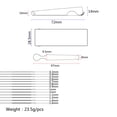 thumbnail image 3 of Guitar Bridge Tool Flat \u0026 Round Accesorio De Guitarra Profesional Sunnimix Archivo de agujero de pasador de puente de guitarra, 3 of 8