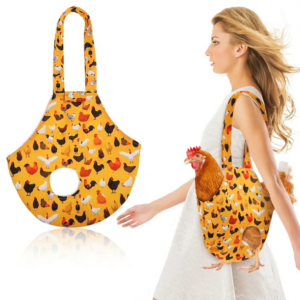 GOOHOCHY Bolsas de transporte para pollos y mascotas, 2 uds., transportador para mascotas, soporte para aves de corral, bolsa transportadora para gallo, bolsa de viaje para gallina, gallo y pato