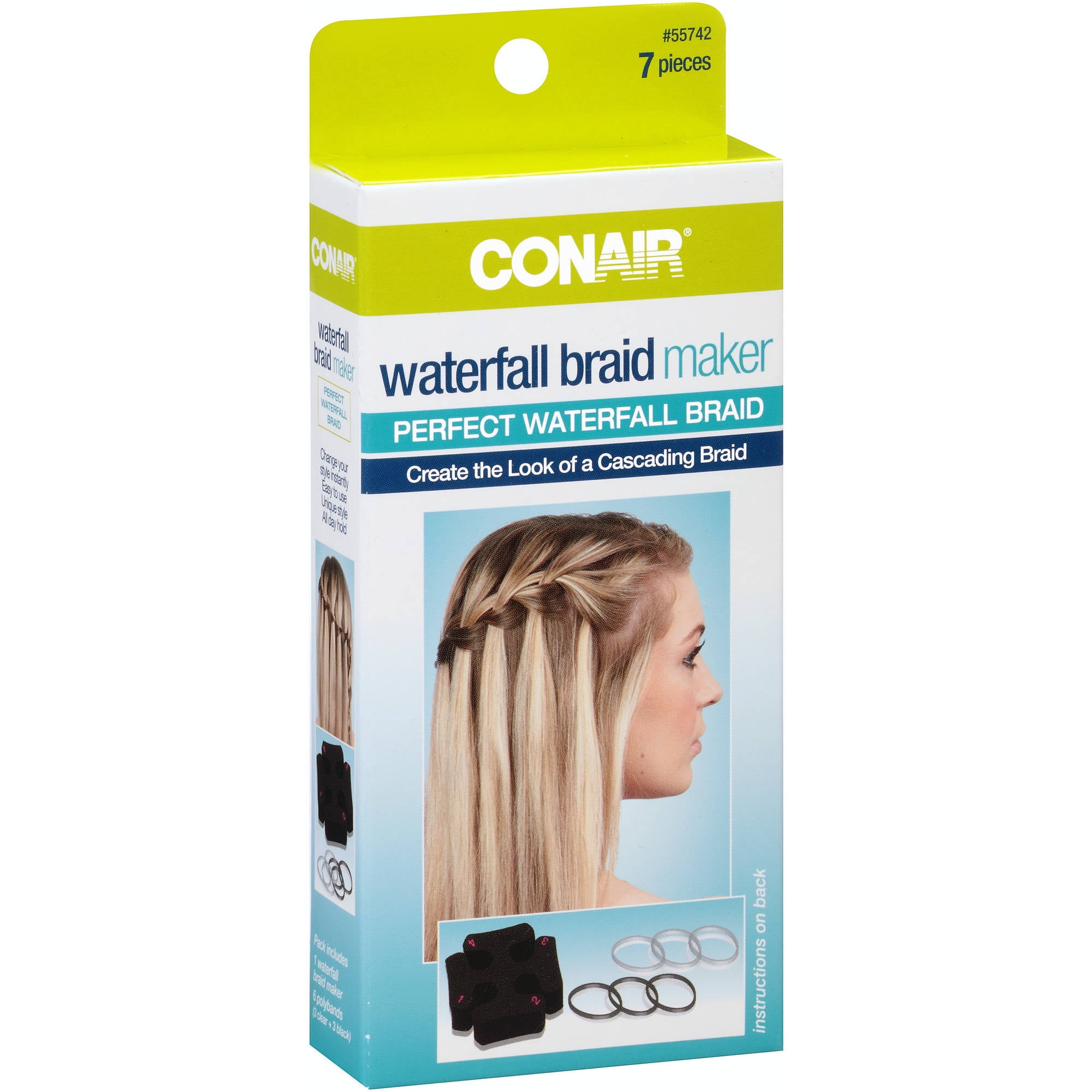 Conair Waterfall Braid Maker 7 Pc