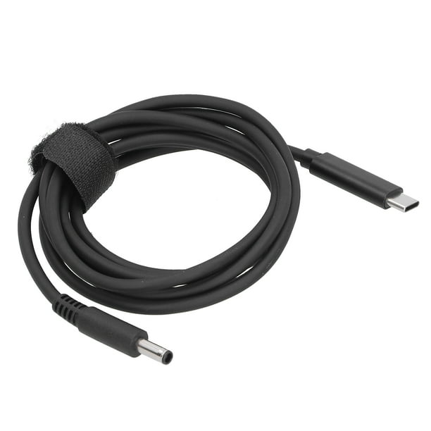 Cable de carga tipo C a conector macho DC4.5x3.0MM Bling Bling para computadora portátil Dell