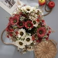 thumbnail image 3 of Farfi Artificial Sunflower Bouquet Decorative Non-Fading Wedding Full of Vitality Exuberant Blossom Simulated Sunflower Balcony Decor Supplies (Champagne), 3 of 13