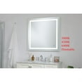 thumbnail image 5 of Helios 36in x 36in Hardwired LED mirror with touch sensor and color changing temperature 3000K/4200K/6400K, 5 of 5