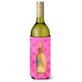 thumbnail image 1 of ""Caroline'S Treasures Mensaje En Una Botella Aislante Para Bebidas Con Lunares Rosados ​​750 Ml Multicolor"", 1 of 1