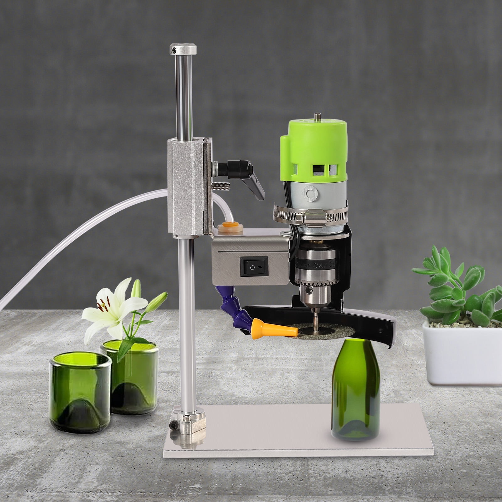 YIYIBYUS Glass Bottle Cutter Electric DIY Wine Bottle Cutting Machine