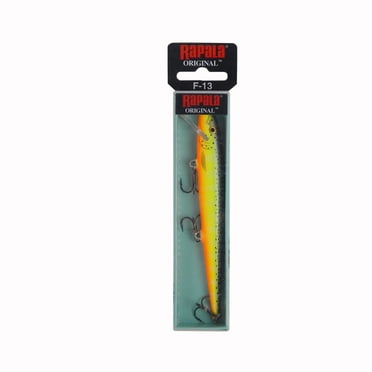 Rapala Original Floating Minnow 13 Fishing Lure 4.25" 1/4oz Hot Steel