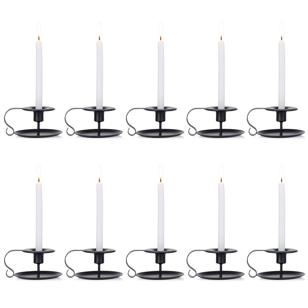 Chamberstick Candlestick Holders Taper Candle Holder for Wedding Party