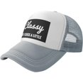 thumbnail image 1 of Classy But I Cuss A Little Mesh Back Trucker Cap Baseball Cap, 1 of 8