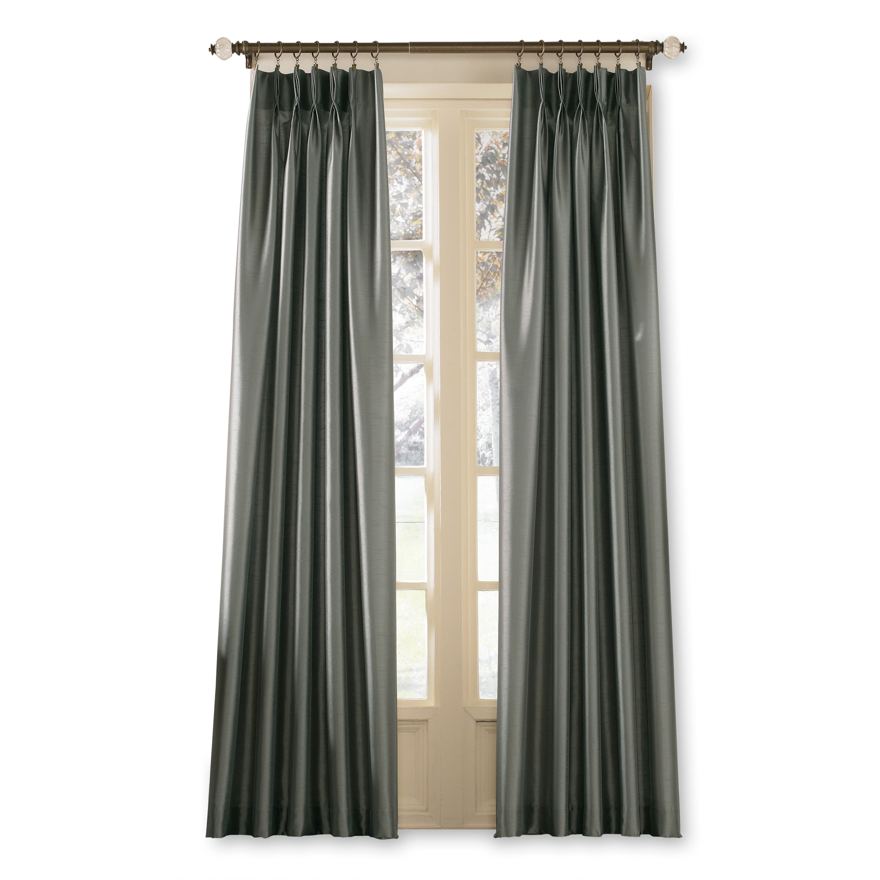Curtainworks Marquee 132" Single Panel Curtain, Teal, Adult