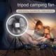 thumbnail image 3 of Ventilador de Camping de 10000 MAh, Circulador de Aire Portátil de Escritorio Recargable, Ventilador Eléctrico de Techo Inalámbrico con Trípode Eléctrico Gris, 3 of 5