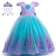 thumbnail image 2 of Disfraz de princesa sirena PURFEEL para niñas de 5 a 6 años, 2 of 5