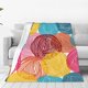 thumbnail image 1 of Fotbe Colorful Wool Balls Manta de Franela Acolchonada con Estampado, Súper Suave y Esponjosa, Extra Grande para Sofá, Cama, Uso Todo el Año-40"x30", 1 of 7