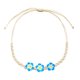 thumbnail image 1 of Hawaiian Inspired Handwoven Necklace With Polymer Clay Plumeria Blossoms Sturdy Chain for Women Jewelry Pieces, 1 of 5