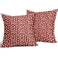 thumbnail image 3 of Housses de Coussin de Noël Rouges 18x18 Laissez-le Neiger Housses de Coussin Décoratives Ensemble de 2 Flocons de Neige Arbre de Noël Housse de Coussin pour Décorations de Vacances d'Hiver Canapé Extérieur, 3 of 6