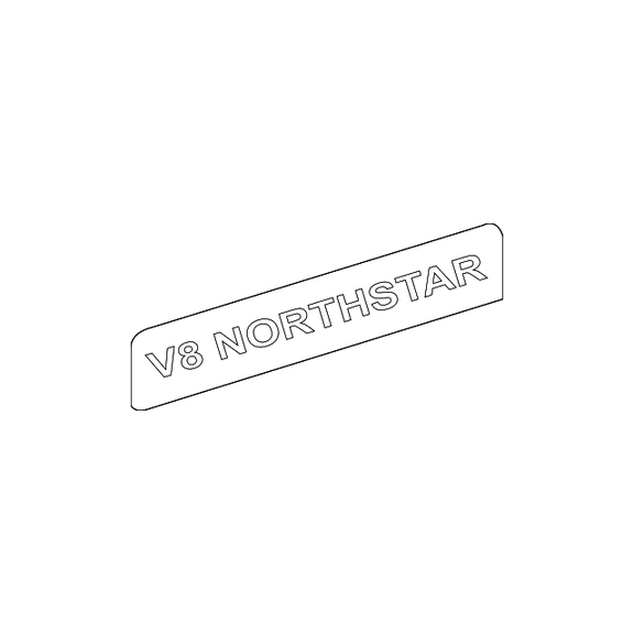 Genuine OE GM Deck Lid Emblem 25759441